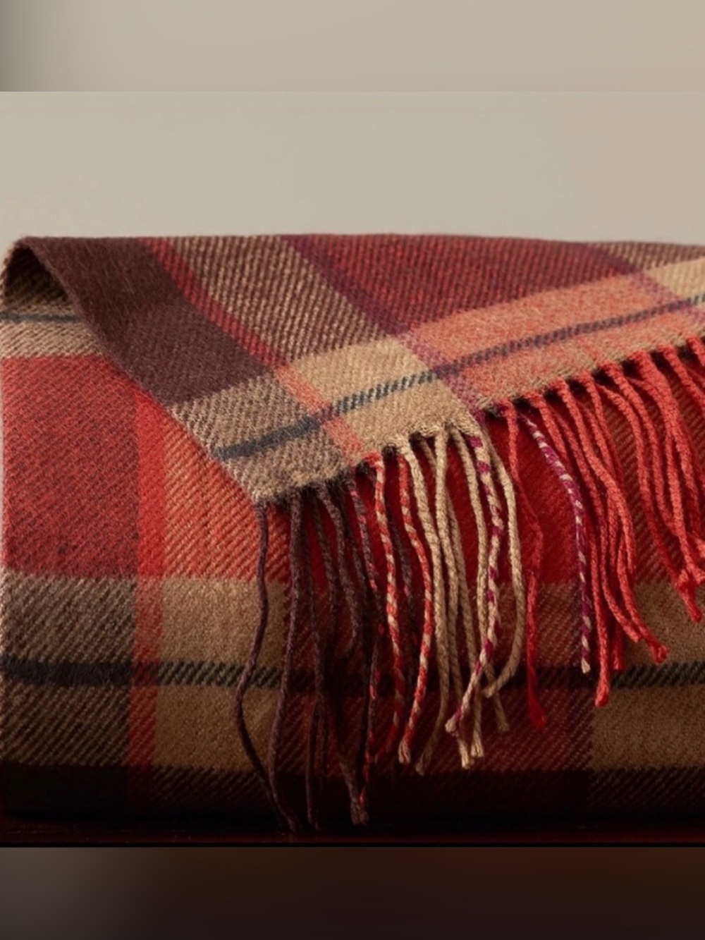 Pottery Barn Ronan Plaid Throw Blanket 50x60 NWT